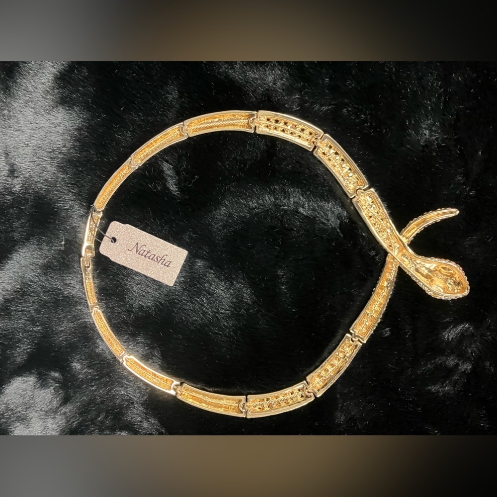 Natasha Python Statement Necklace - image 3
